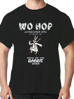 Wo Hop Chinatown NYC Year of The Rabbit 2023 T-Shirt 257